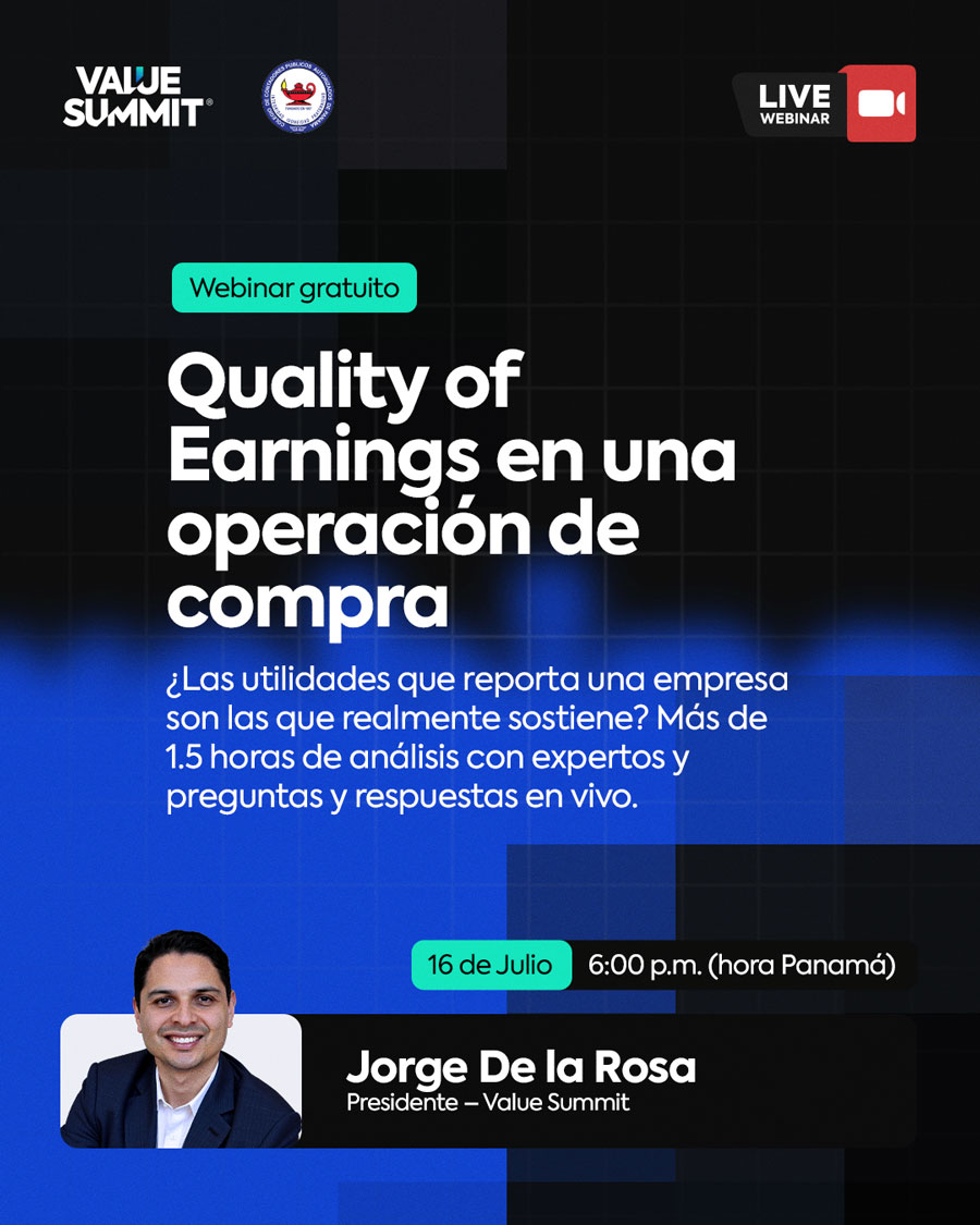 Quality of Earnings en una operación de compra